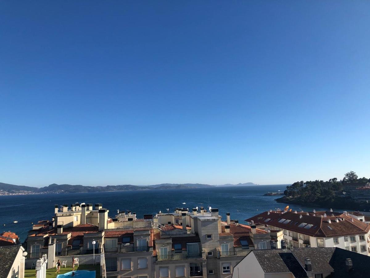 Enjoy Sanxenxo,200M Playa, Balcon Vistas Cies, Piscina & Terraza Azotea,2 Plazas Garaje, 2 Banos, Muy Luminoso, Muy Tranquilo,Muy Equipado, Centrico Apartment Exterior photo