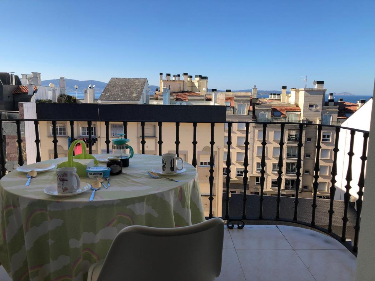 Enjoy Sanxenxo,200M Playa, Balcon Vistas Cies, Piscina & Terraza Azotea,2 Plazas Garaje, 2 Banos, Muy Luminoso, Muy Tranquilo,Muy Equipado, Centrico Apartment Exterior photo